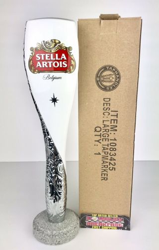 Stella Artois Premium Belgian Lager Beer Tap Handle 11.  75” Tall Brand