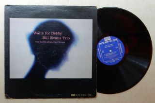 Bill Evans Trio: Waltz For Debby Lp Riverside Dg Mono