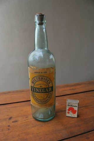 Old Bottle With Wiltshire 