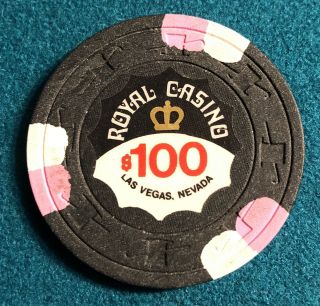 Royal Casino Las Vegas $100 House Chip