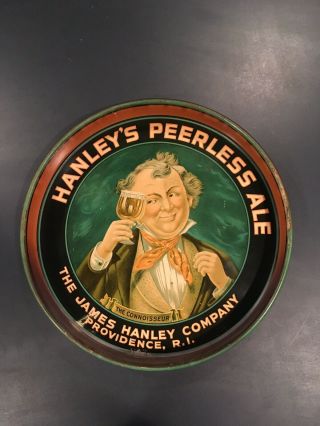 James Hanley Company Beer Tray The Connoisseur,  Providence,  Ri