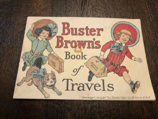 Antique Platinum Age Buster Brown Shoes Advertising Premium Comic Book Booklet