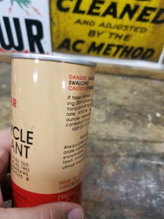 Vintage Archer 50/1 2 - Cycle Lubricant Oil Can Outboard Snowmobiles Motorcycle 4