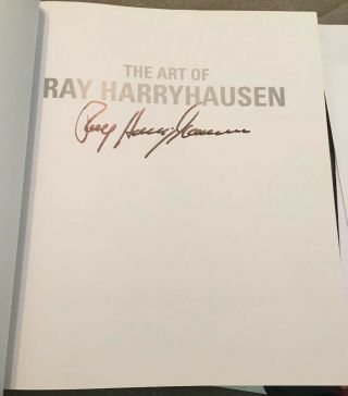 Ray Harryhausen Signed Book Stop - Motion Pioneer