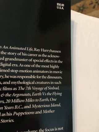 Ray Harryhausen Signed Book Stop - Motion Pioneer 3