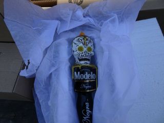 negra modelo day of the dead short 8in.  beer tap handle 4