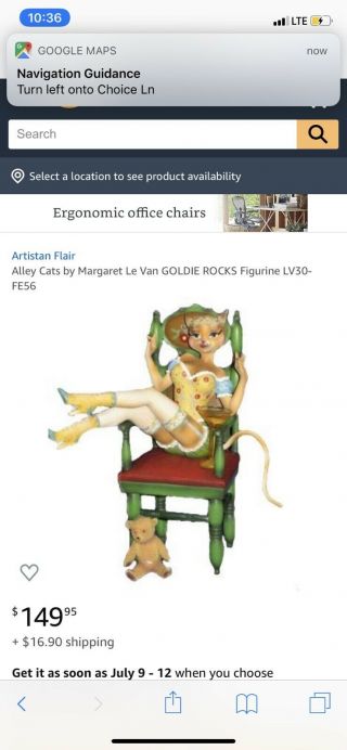 Rare Margaret Le Van Alley Cats Goldie Rocks Lv30 - Fe56 Oib