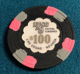 King 8 Casino Las Vegas $100 House Chip