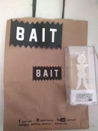 Anime Expo 2019 EXCLUSIVE BAIT VEGETA FIGPIN Limited Edition,  Sticker & Bag 3