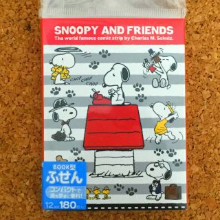 Snoopy Book Type Sticky Note Set Border Peanuts