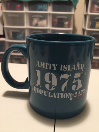 JAWS - AMITY ISLAND 1975 - 20oz CERAMIC COFFEE MUG - HALLOWEEN - 4
