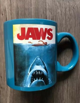 JAWS - AMITY ISLAND 1975 - 20oz CERAMIC COFFEE MUG - HALLOWEEN - 8