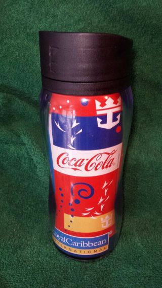 Coca Cola Travel Insulated Tumbler Coffee Mug Royal Caribbean Cruise Line