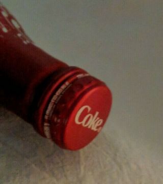 Coke Coca - Cola Music Notes Aluminum Bottle Very Rare Great Graphics 8.  5 4