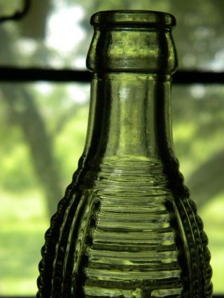 6 0z Clear Glass Orange Crush Soda Bottle Fredericksburg Tx Pat ' d July 20,  1920 2