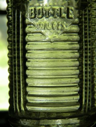6 0z Clear Glass Orange Crush Soda Bottle Fredericksburg Tx Pat ' d July 20,  1920 3
