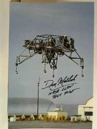 Donald Mallick (don) Authentic Hand Signed Autograph 4x6 Photo - Nasa Test Pilot