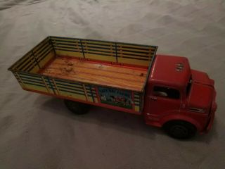 Vintage Marx Pressed Steel Toy Truck Lazy Day Farms