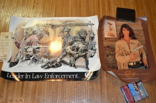 Colt Firearms Poster Poster Real Cowgirls Shoot Signed Leader In Law Enforcement