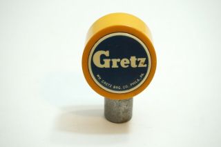 Vintage Gretz Brewing Co Beer Bakelite Round Ball Tap Handle Knob