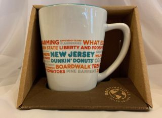 Dunkin Donuts Jersey Destinations Coffee Mug/ Cup 2017 Ceramic