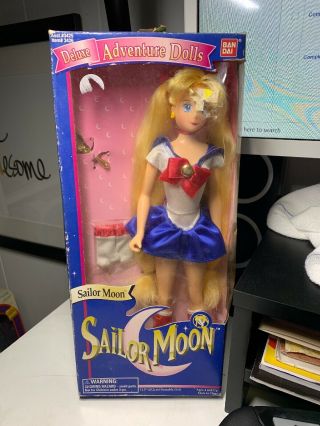Sailor Moon 12 " Bandai Poseable Doll 1995 Nrfb Box Wear Doll Is Gorgeous