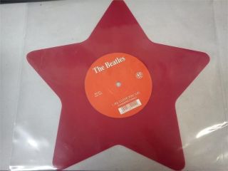 The Beatles - Love Me Do (star Red - Shaped 9 " Vinyl 45rpm / Single) 2 Piece
