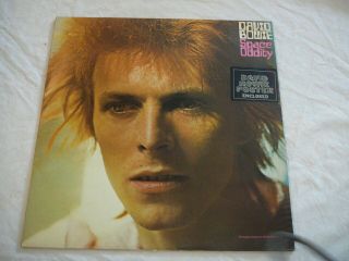 David Bowie Space Oddity Vinyl Lp Vinyl Near,  Poster Rca 1969