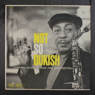Johnny Hodges: Not So Dukish Lp (mono,  Punch Hole,  Rubber Stamp & Some Foxing O