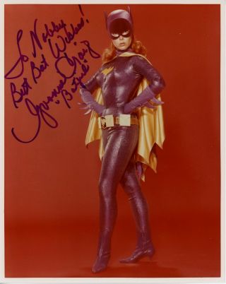 Yvonne Craig Batgirl Signed 8x10 Photo - Batman