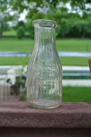 MASSILLON PURE MILK Co.  - MASSILLON,  Ohio Milk Bottle - Pint 4