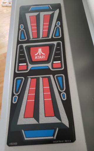 Atari Return Of The Jedi Star Wars Arcade Flight Yoke Overlay Rotj Cpo