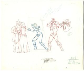 He - Man/she - Ra Masters Of The Universe Layout Art Royal Family