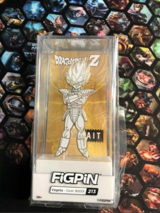 Anime Expo Ax 2019 Exclusive Bait Vegeta Figpin Limited Edition