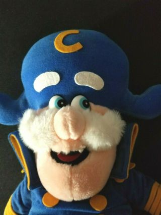 RARE Vintage 1987 Mighty Star Mascot Cap ' n Crunch Cereal Plush Stuffed Doll 18” 5