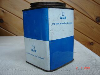 Jersey Zinc Co.  Tin - NJZ - Palmerton,  Pa 2