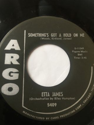 Northern Soul 45/ Etta James " Something 