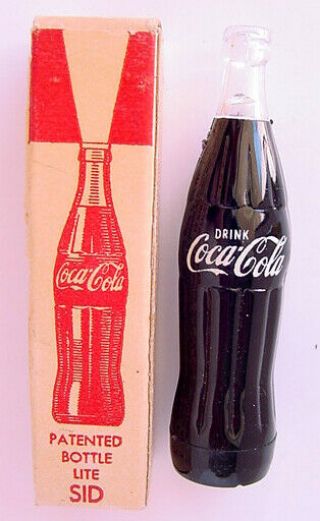 Vintage " Drink Coca - Cola " 3.  5 " Bottle Flashlight Un - Boxed