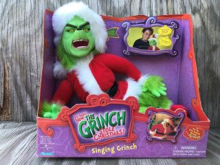 Dr.  Seuss How The Grinch Stole Christmas Singing Grinch In Package