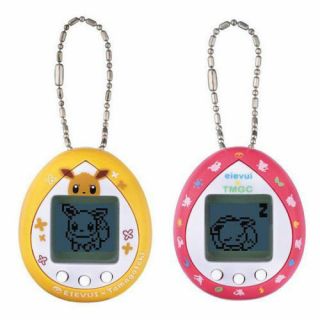Psl Bandai Pokemon Eevee × Tamagotchi Yellow Pink Color Digital Pet 2 Set