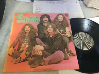 Black Sabbath The Best Of Black Sabbath Japan Vinyl Lp Record Best - 10 F/s