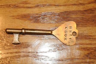 Old Cook Chef Key Vintage Old Brass Key Chef Room Commercial Key Antique Old Key