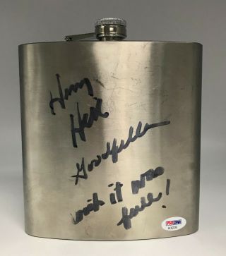 Henry Hill Goodfellas Signed Flask Autographed Auto Psa/dna Mobster