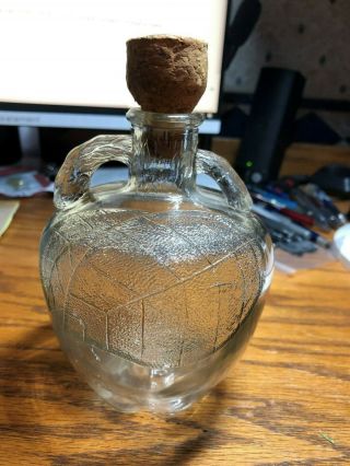 White House Pint Apple Bottle With Cork