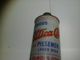 12oz conetop beer can (UTICA CLUB PILSNER LAGER BEER) by west end brewing co. 7