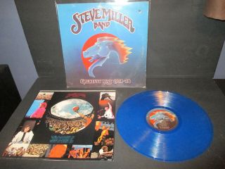 Steve Miller Band Greatest Hits 1974 - 78 Blue Vinyl Lp With Insert Vg,