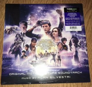 Ready Player One Score Aech Vinyl 2 Lp - Limited Edition Coloried Blue Exclusive