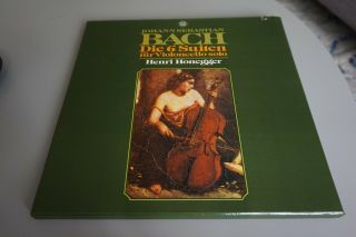 Bach - 6 Suites For Cello - Honegger - Telefunken 3lps 6.  35345 -