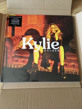 Kylie Minogue " Golden " Vinyl Lp & Cd Deluxe Edition Boxset &