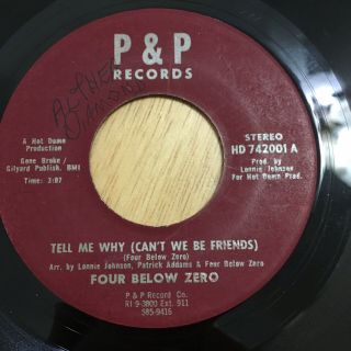 Four Below Zero - Tell Me Why/tell Me Why (can 